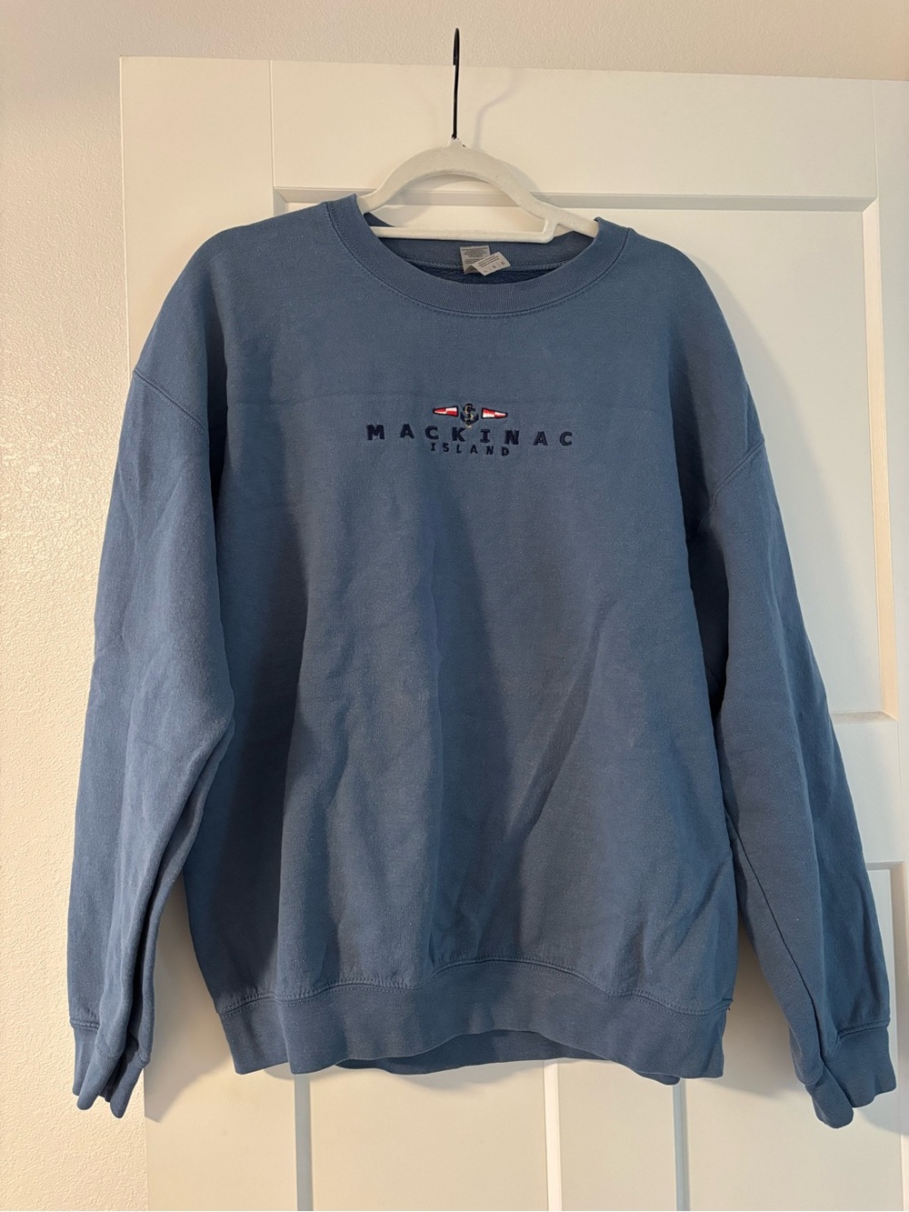 Gildan Vintage Mackinac Island Crewneck Sweatshirt - Slate Blue